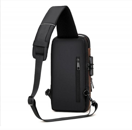 Sac Antivol Homme avec Port USB – Imperméable, Stylé et Sécurisé pour la Ville ou le Voyage