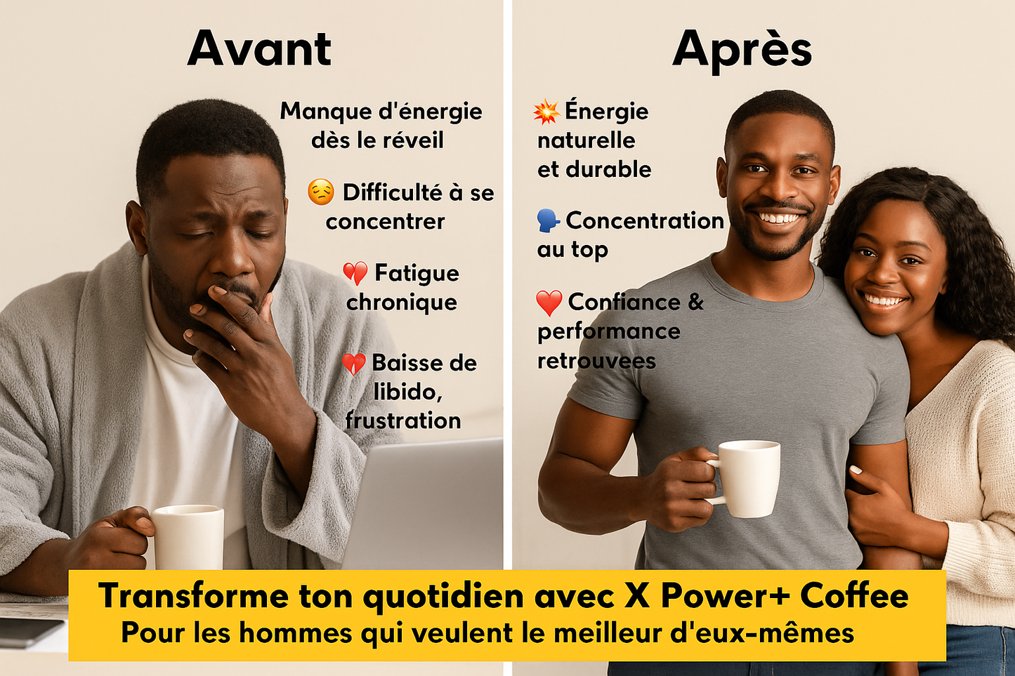 ☕🔥 Coffee Secret X-Power : Le Café Ultra Énergisant pour Hommes Puissants