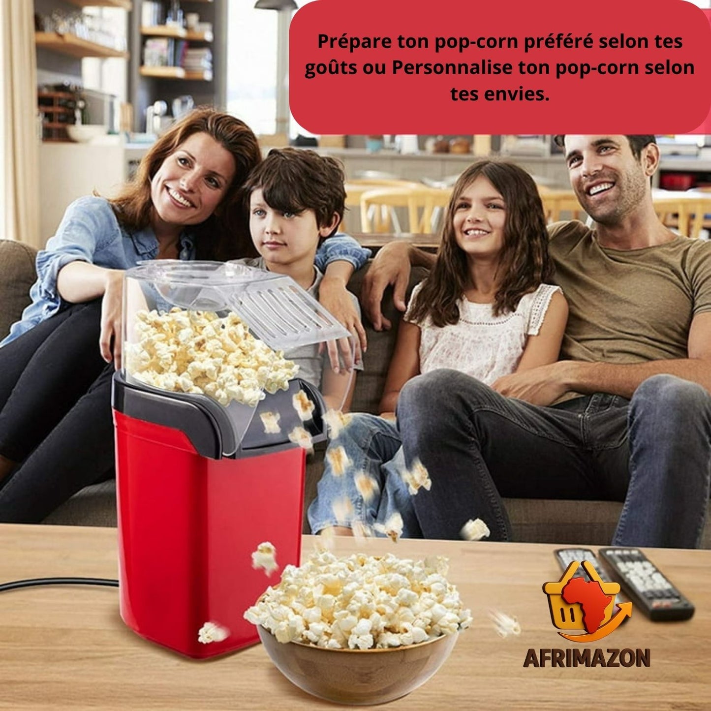 🍿 Mini Machine à Popcorn Électrique
