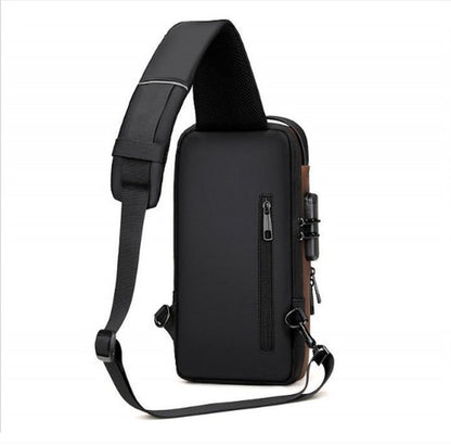 Sac Antivol Homme avec Port USB – Imperméable, Stylé et Sécurisé pour la Ville ou le Voyage