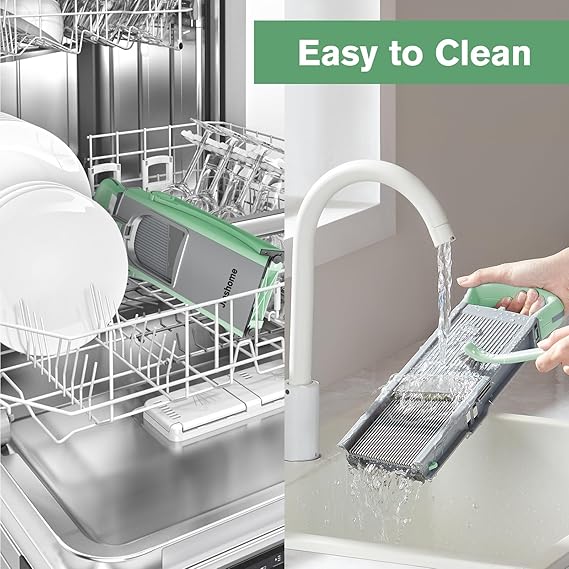 Mandoline Multifonction : Lames Inox Préparations Rapides pour Maison