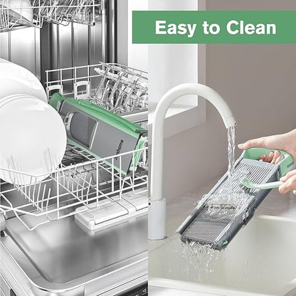 Mandoline Multifonction : Lames Inox Préparations Rapides pour Maison