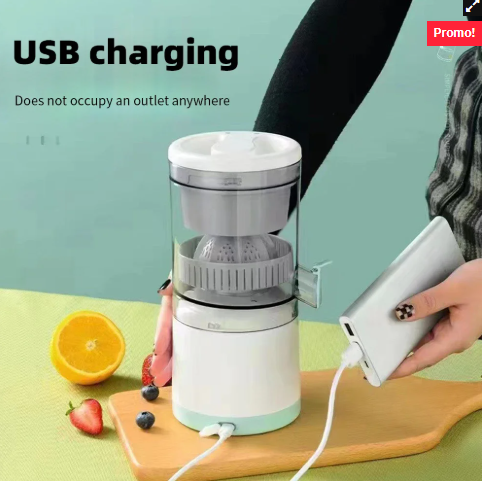 Mini Presse-Agrumes USB Rechargeable – Ton Jus Frais, Partout et Tout le Temps