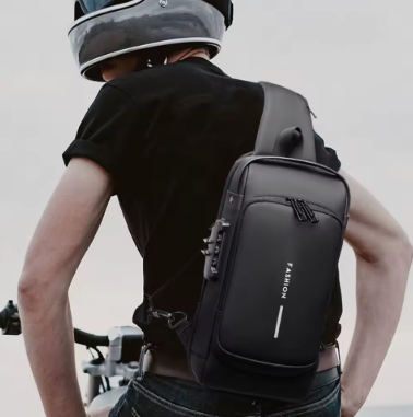 Sac Antivol Homme avec Port USB – Imperméable, Stylé et Sécurisé pour la Ville ou le Voyage