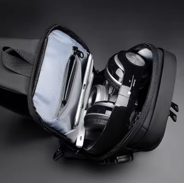 Sac Antivol Homme avec Port USB – Imperméable, Stylé et Sécurisé pour la Ville ou le Voyage
