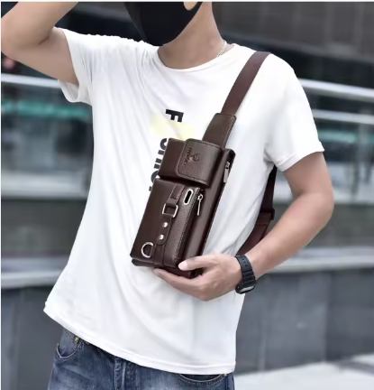 Sac Bandoulière Intelligent pour Homme – Élégance, Confort et Sécurité au Quotidien
