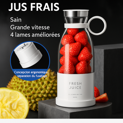 Mini Mixeur Portable Intelligent  de 350ml   Rechargeable